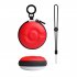 Hard EVA Case Protective Cover Sleeve 360 Degree Zipper Design With Hand Strap Compatible For Pok  mon GO Plus  Virtual Pet Machine red