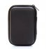 Hard Earphone Case Eva Leather Headphone Storage Bag Protective Usb Cable Organizer Portable Earbuds Pouch Box Navy blue