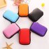 Hard Earphone Case Eva Leather Headphone Storage Bag Protective Usb Cable Organizer Portable Earbuds Pouch Box Red