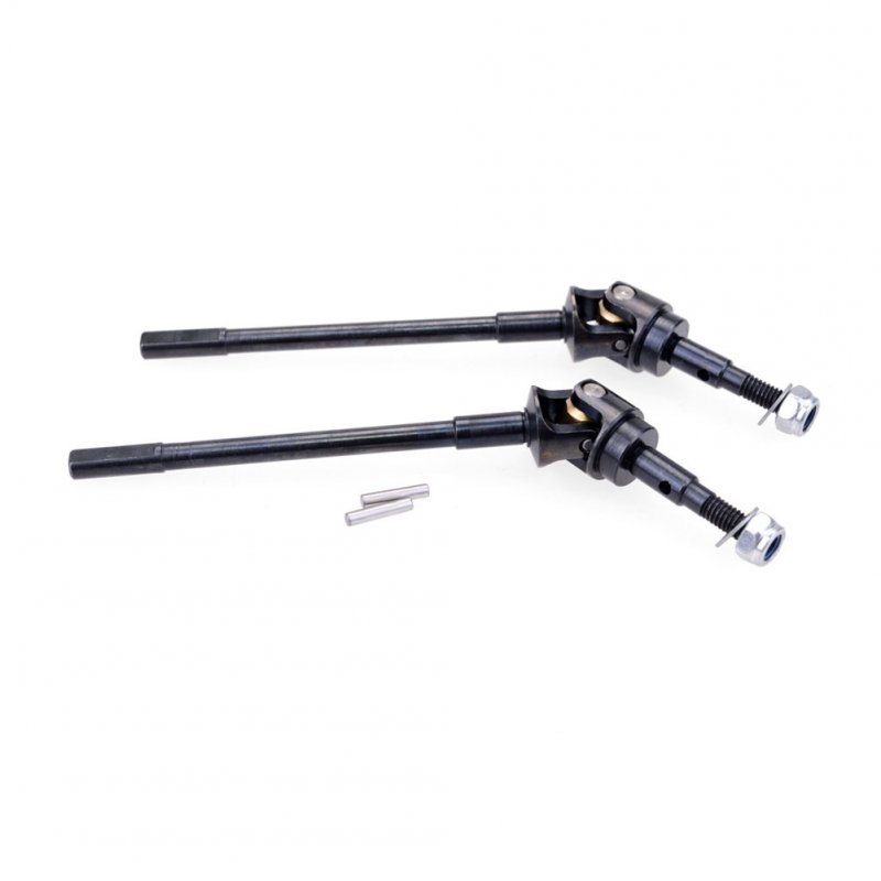 Hard Steel Front Axle/Rear Axle CVD AR44 Universal Drive Shaft for AXIAL SCX10 II 90046 47 RC Car Parts Toys for Children 2PCS_Pre-CVD