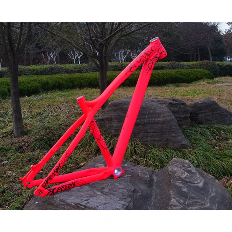Hard Tail AM Mountain Bike Bicycle Frame h1 Bearing Quick Release Barrel Shaft  pink M quick release_Special size