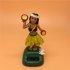 Hawaii Solar Powered Straw skirt Ornament Solar Dancing Ornament Hula Doll Decoration 11cm high