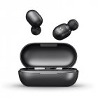 Haylou GT1 TWS <span style='color:#F7840C'>Fingerprint</span> Touch Bluetooth Earphones HD Stereo Wireless Headphones Noise Cancelling black