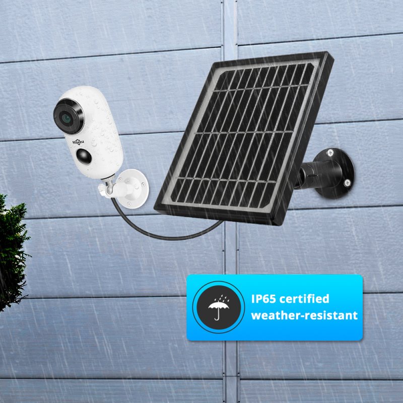 Solar Wireless Camera Outdoor Waterproof Security Camera Rechargeable Batteries 1 million Pixels  