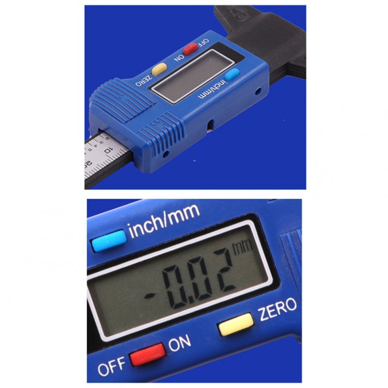 Digital Car Tire Tread Depth Gauge Meter Built-in Bluetooth Transmission Thickness Gauges Blue