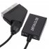 Hd 1080p Hdmi  Input  To  Scart  Video  Output Audio Converter Adapter Compatible For Crt Tv Vhs Video Recorder black