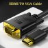 Hd 1080p High speed Hdmi compatible Male To Vga Male Cable Converter Adapter One way For Dvd Hdtv Pc Desktop Monitor 3 meters