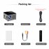 Hd 1080p Projector Wireless Wifi Smart Portable Home Theater Cinema 2 4g 5g Dual screen Network Bluetooth compatible Projector  1 8gb  US Plug