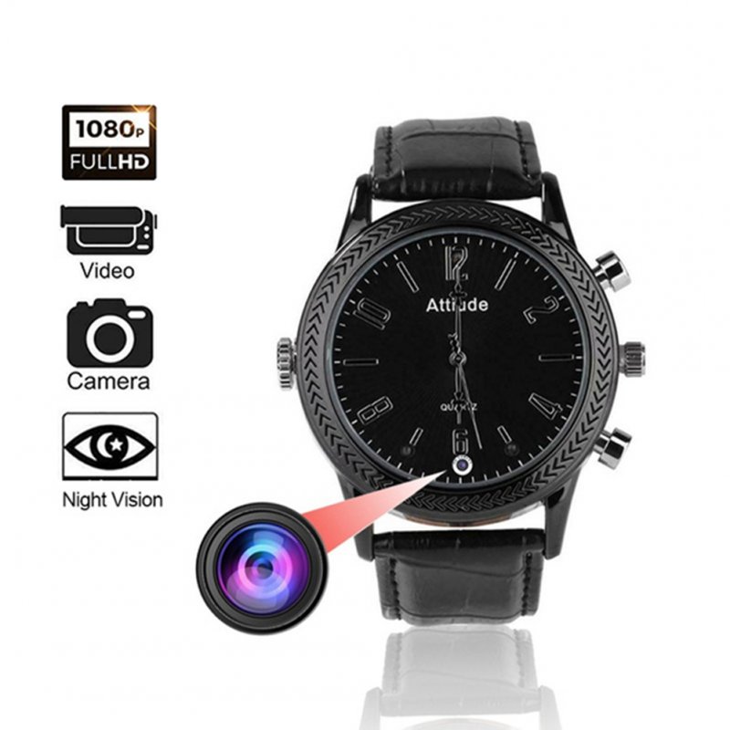 Hd 1080p Video Recorder Mini Watch With Camera Wireless Infrared Night Vision Motion Detection Micro Action Camera Bracelet C8 32GB