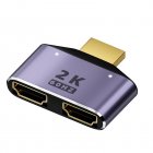 Hd 2k Hdmi Adapter 1 to 2 Splitter Hdtv Player Multimedia Device Converter