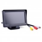 Hd Car Monitor 4.3-inch Screen Tft Lcd Digital Display Two-way Input Sunshade Monitor For Reverse Camera black
