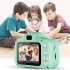 Hd  Digital Camera 2  Inch Cartoon Mini Camera with 16G memory  Card Children  Birthday  Gift Pink
