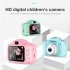 Hd  Digital Camera 2  Inch Cartoon Mini Camera with 16G memory  Card Children  Birthday  Gift blue