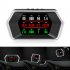 Hd Hud Head up Display Obd2 gps Smart Meter Digital Car Speedometer Safety Alarm Water Oil Temperature Rpm With Suction Cup black