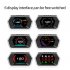 Hd Hud Head up Display Obd2 gps Smart Meter Digital Car Speedometer Safety Alarm Water Oil Temperature Rpm With Suction Cup black
