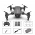 Hd Professional Mini Drone Remote Control Aircraft Primary School Students Children Helicopter Toy Black  Dual Battery 
