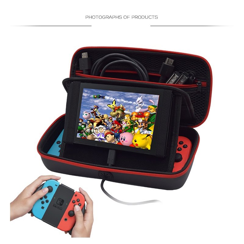 Game Console Storage Case Carrying Storage Bag Portable Travel Bag for Nintendo Switch Console Shock Proof EVA Hard Bag 