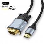 Hdmi To Vga Connector With Chip 1080p Converter Adapter Cable For Laptops Projectors Monitors Tvs 1 meter