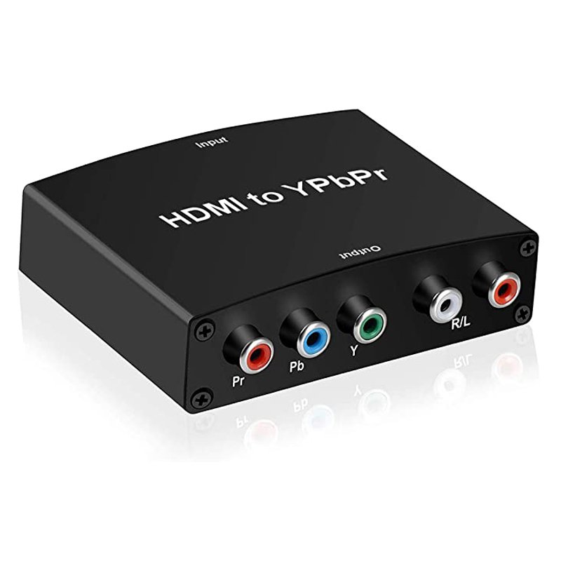 Hdmi-compatible Adapter YPBPR To Hdmi Converter Component To Hdmi-compatible Adapter Black