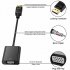 Hdmi compatible To VGA Adapter Digital To Analog Converter Cable 0 3m