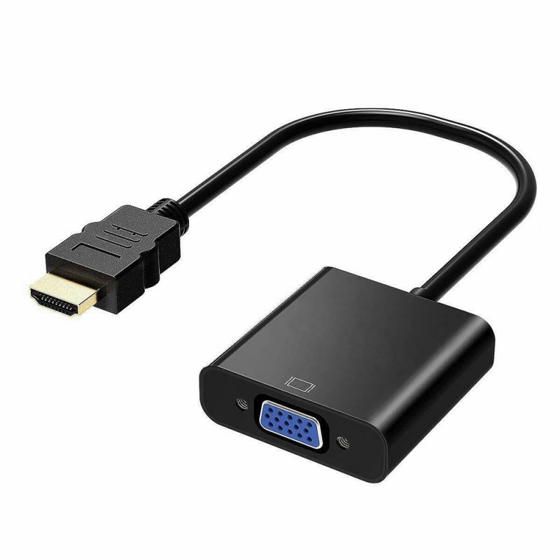 Hdmi-compatible To VGA Adapter Digital To Analog Converter Cable 0.3m