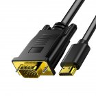 Hdmi-compatible To Vga Conversion Cable With Chip Video Hdmi-compatible To Vga Hd Cable Cord For Pc Monitor Hdtv Projector
