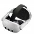 Head Strap Premium Replacement Gaming VR Accessories Multi angle Adjustable Compatible For Meta Quest 3 VR Headset White