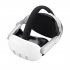 Head Strap Premium Replacement Gaming VR Accessories Multi angle Adjustable Compatible For Meta Quest 3 VR Headset White