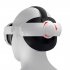 Head Strap Premium Replacement Gaming VR Accessories Multi angle Adjustable Compatible For Meta Quest 3 VR Headset White
