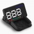 Head Up Display Auto HUD GPS Speedometer Digital Over Speed Alert Windshield Projetor Auto Navigation A5 white light