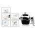 Head and Neck Massager with 10 different vibration  4 different air pressure  3 different automatic massage programs and digital remote control