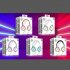 Head mounted Bluetooth compatible  Headset Stereo Low latency Noise Cancelling Gaming Wireless Earphones With Breathing Light Purple