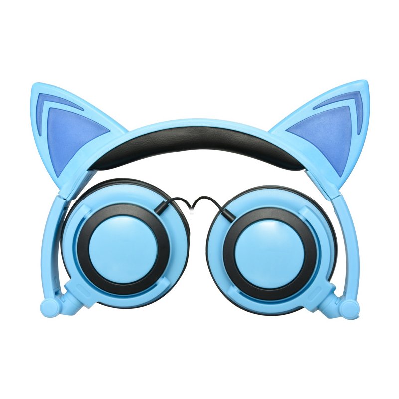 Head-mounted Foldable Cat Ear Headphone