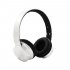 Head mounted Foldable Plug In Card Heavy Bass Stereo Bluetooth Headset platinum