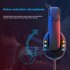 Head mounted Gaming Headset Wired Stereo Heavy Bass Headphones Phone Generic Noise Reduction Earphones Mobile computer universal version
