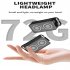 Headlamp 45   Angle Adjustable USB Rechargeable Headlight With Inductive Switch IPX4 Waterproof LED Head Lamp For Outdoor Camping black