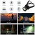 Headlamp Wearable Camera 1080P Camera 3200mah Battery Head Wearable Cam Black