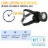 Headlamp Wearable Camera 1080P Camera 3200mah Battery Head Wearable Cam Black