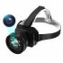 Headlamp Wearable Camera 1080P Camera 3200mah Battery Head Wearable Cam Black