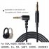 Headphone Cable Compatible For Sony Wh1000xm2 1000xm3 1000xm4 Headphone 3 5mm Replacement Audio Cable 1 5m black