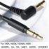 Headphone Cable Compatible For Sony Wh1000xm2 1000xm3 1000xm4 Headphone 3 5mm Replacement Audio Cable 1 5m black