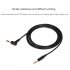 Headphone Cable Compatible For Sony Wh1000xm2 1000xm3 1000xm4 Headphone 3 5mm Replacement Audio Cable 1 5m black