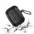 Headphone Case Compatible For Pixel Buds A Series Shockproof Earphone Protective Shell Cover With Carabiner black