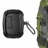 Headphone Case Compatible For Pixel Buds A Series Shockproof Earphone Protective Shell Cover With Carabiner black