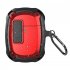 Headphone Case Compatible For Pixel Buds A Series Shockproof Earphone Protective Shell Cover With Carabiner black