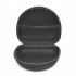 Headphone Hard Cover Protective Case Portable Anti pressure Shock proof Anti falling Headset Storage Bag black