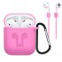 Headphone Silicone Protective Case Cover for Airpod Earphone Accessories  Pink0YI2