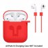 Headphone Silicone Protective Case Cover for Airpod Earphone Accessories  red4W87
