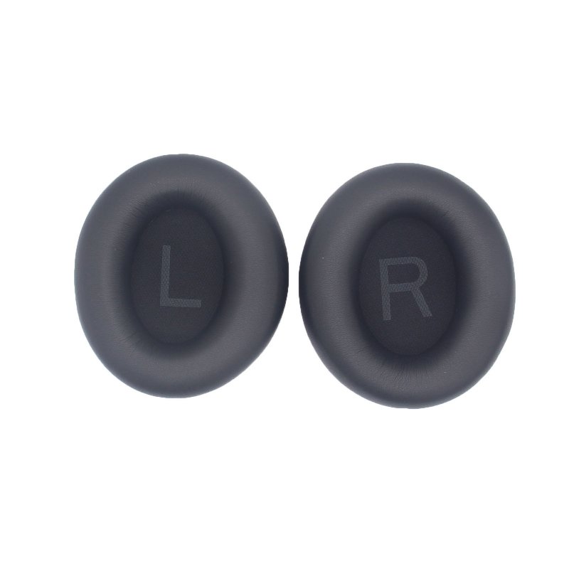 Headphones Ear Pads Replacement Ear Cushions With Protein Leather Skin And Memory Foam Compatible For Anker Q45 Soundcore Life black 1 pair