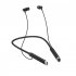 Headphones Neckband 18H Ultra Long Playtime Headset In Ear Neckband Earphones For Phone Call Music Sports black
